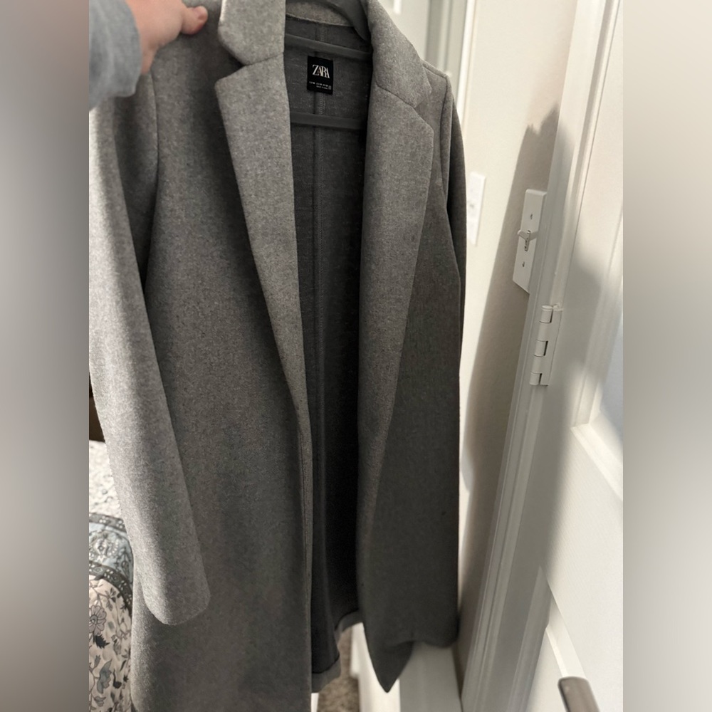 Zara Gray Trench Coat